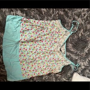 Flowery tank top